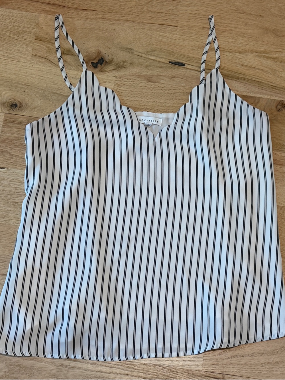 Versatile Tank with Black Stripes